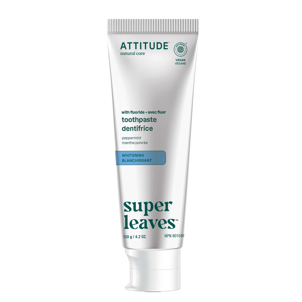 Attitude Fluoride Toothpaste Whitening 120g