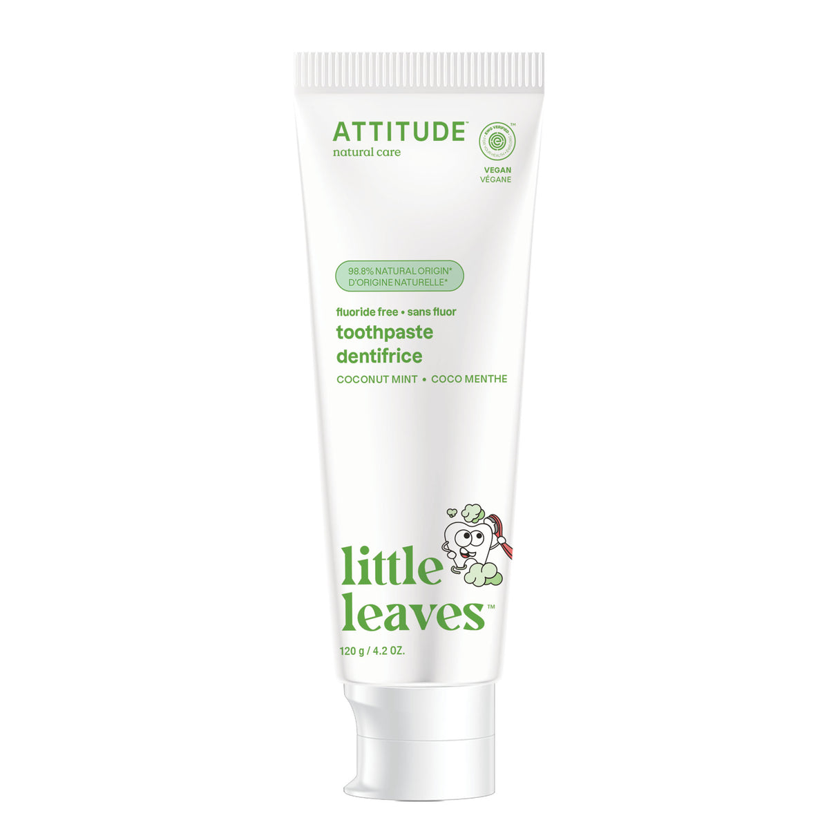 Attitude Kids Fluoride-Free Toothpaste Coconut Mint 120g
