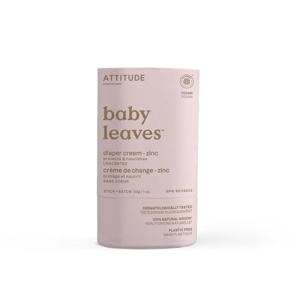 Attitude Baby Diaper Cream with Zinc Oxide Solid Stick (15% Zinc) 30g
