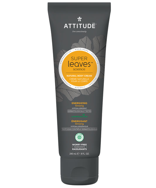 Attitude Super Leaves MEN Body Cream, Energizing Energizing 240ml