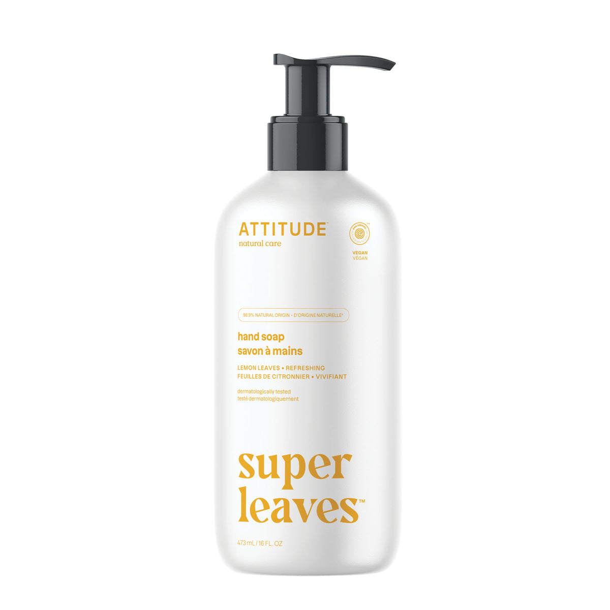 Attitude Super Leaves Hand Soap Earl Grey & Cucumber 473ml