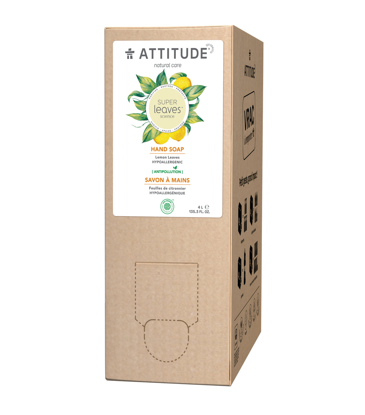 Attitude Super Leaves Hand Soap Lemon Leaves 4L