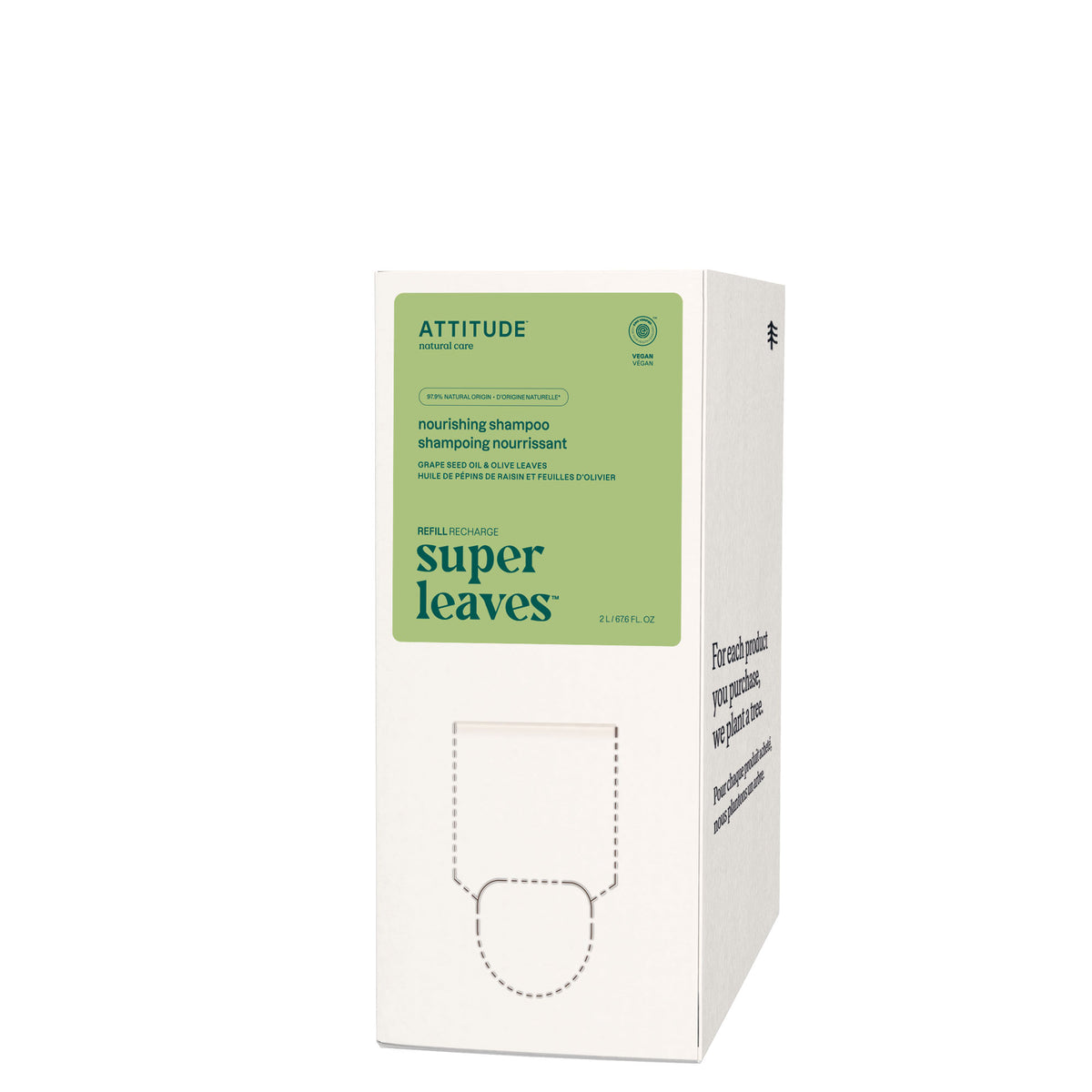 Attitude Super Leaves Nourishing & Strengthening Shampoo 2L
