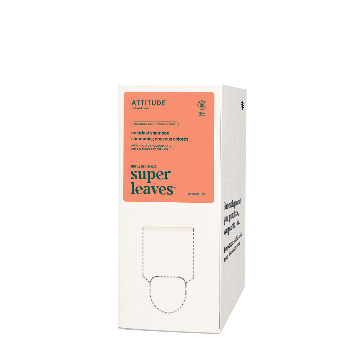 Attitude Super Leaves Colour Protection Shampoo 2L