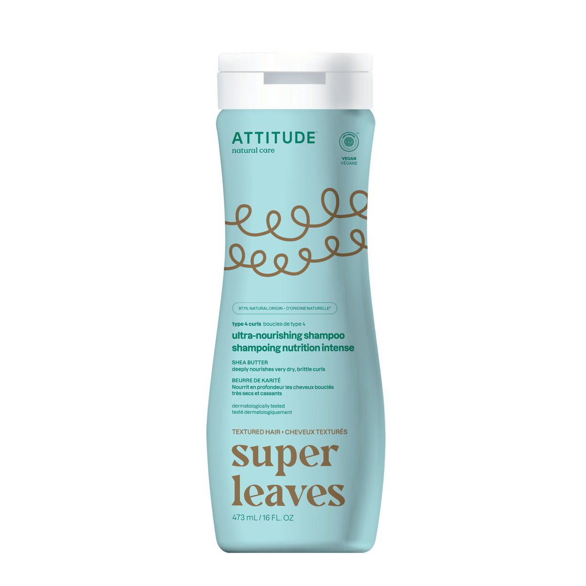 Attitude Curl Ultra-Hydrating Shampoo, Shea Butter 473ml