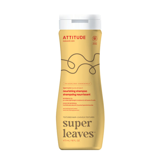Attitude Curl Moisturizing Shampoo, Moringa Oil 473ml