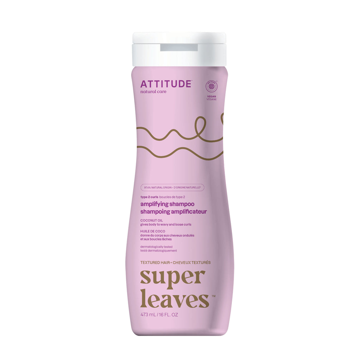 Attitude Curl Amplifying Shampoo, Coconut Oil 473ml
