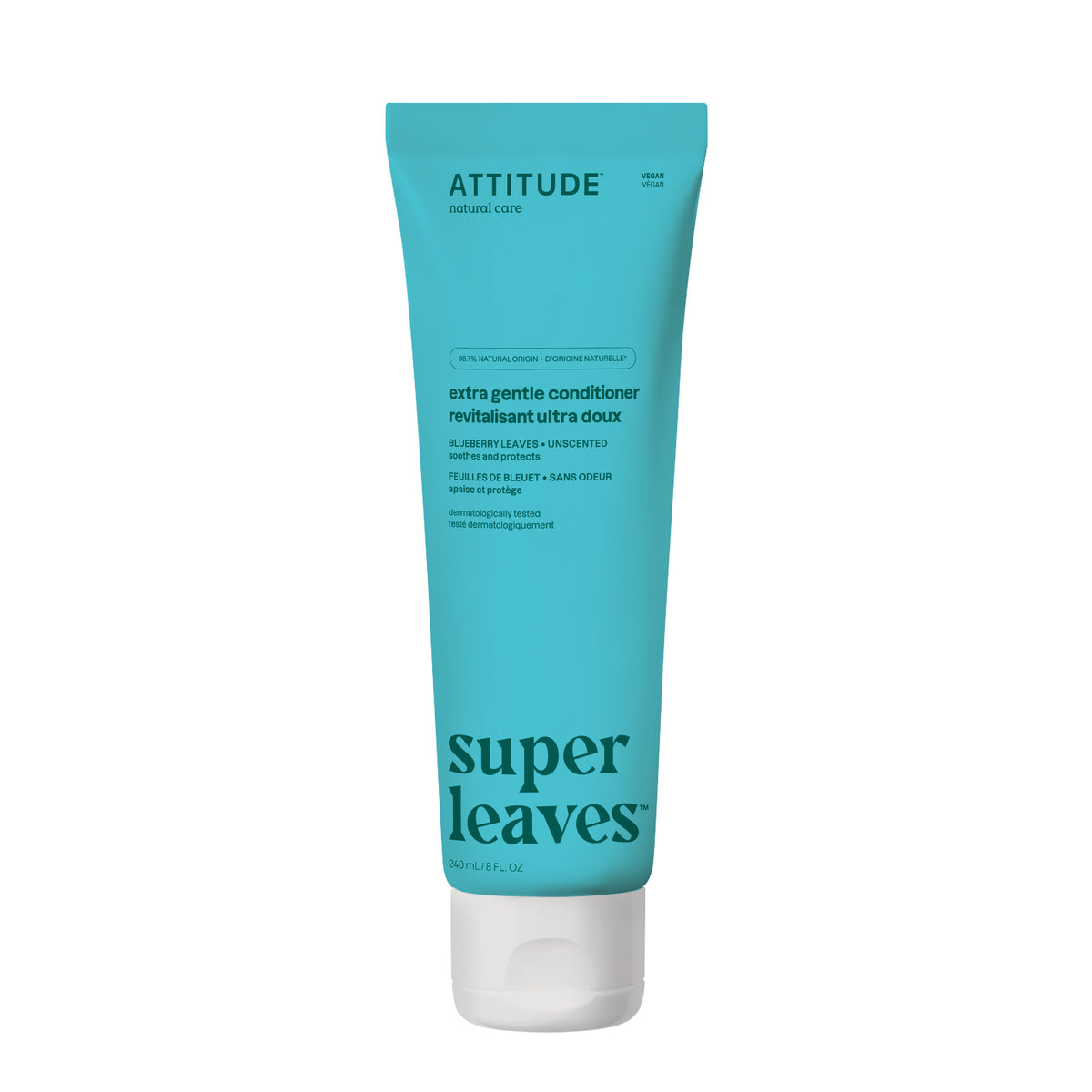 Attitude Super Leaves Extra Gentle Unscented Conditioner 240ml