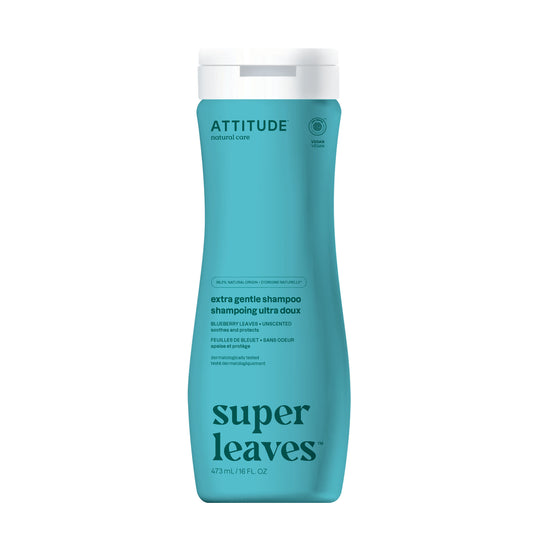 Attitude Super Leaves Extra Gentle Unscented Shampoo 473ml