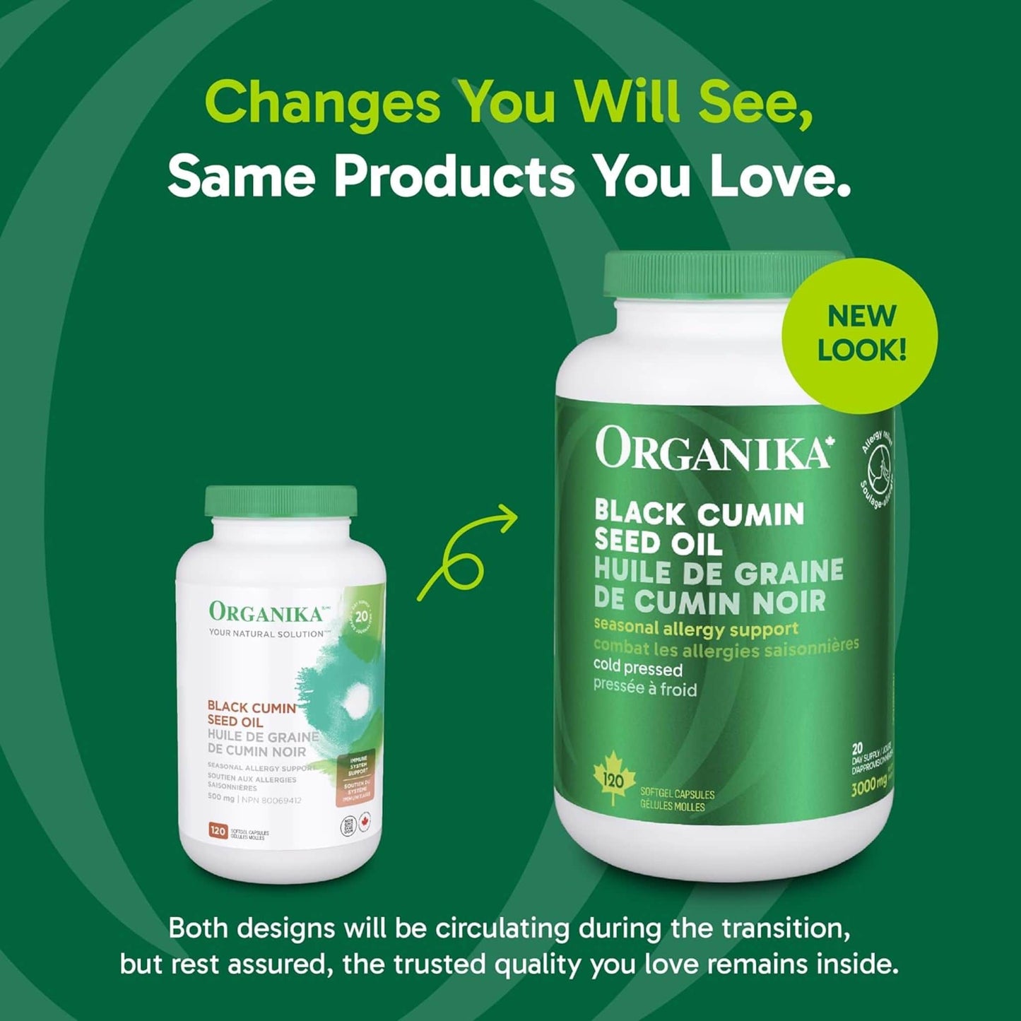 120 Softgel Capsules | Organika Black Cumin Seed Oil 3000mg