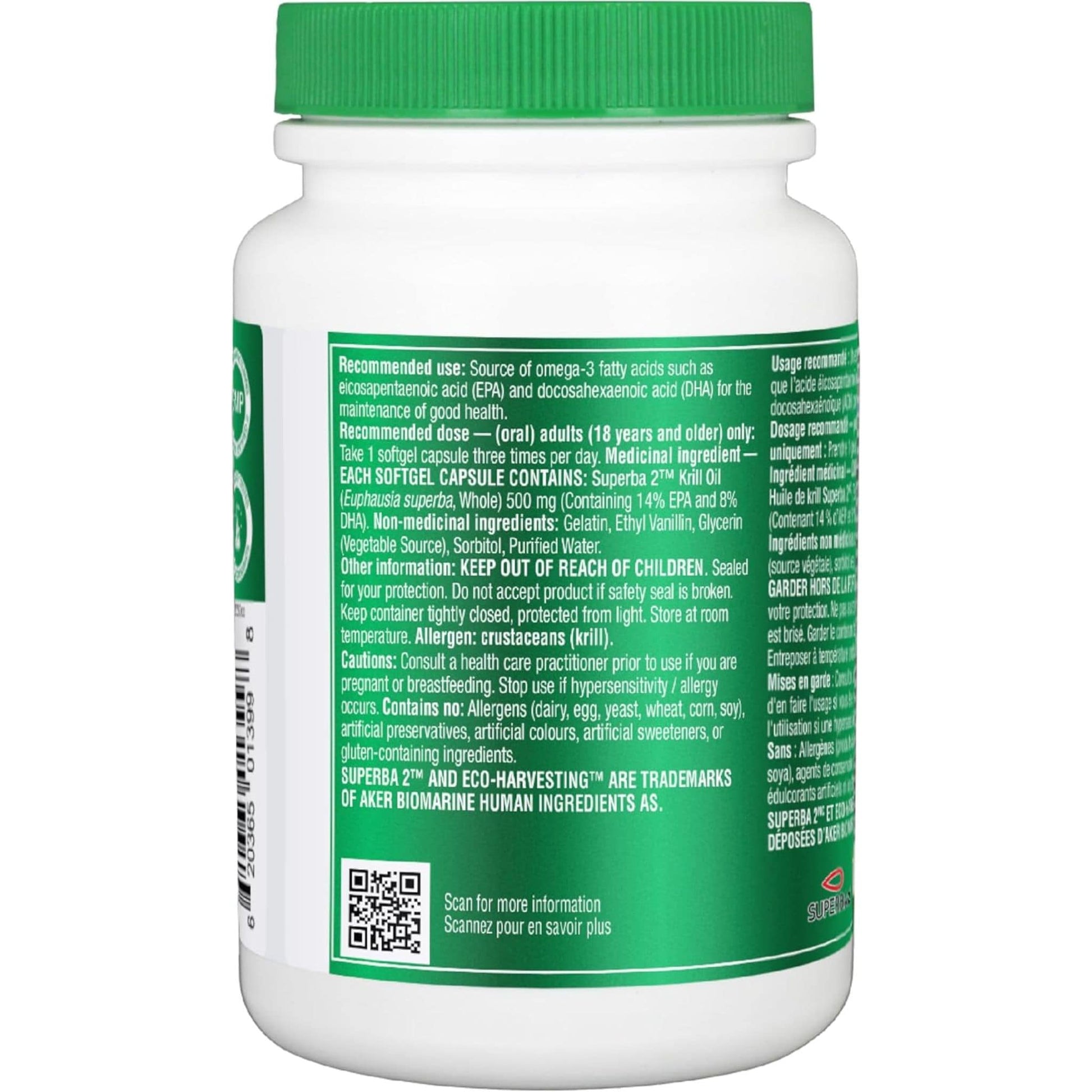 90 Softgel Capsules | Organika Krill Oil