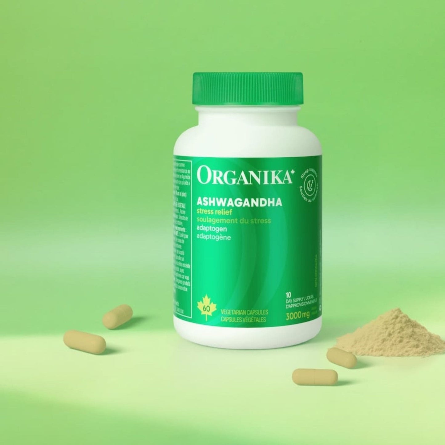 60 Vegetarian Capsules | Organika Ashwagandha