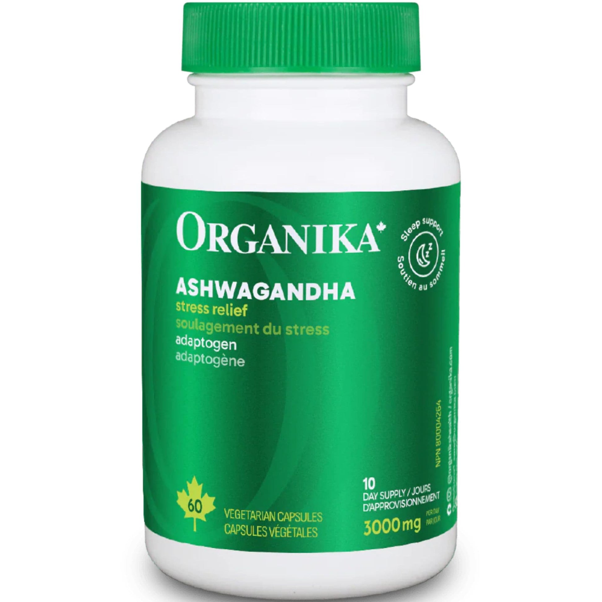 60 Vegetarian Capsules | Organika Ashwagandha