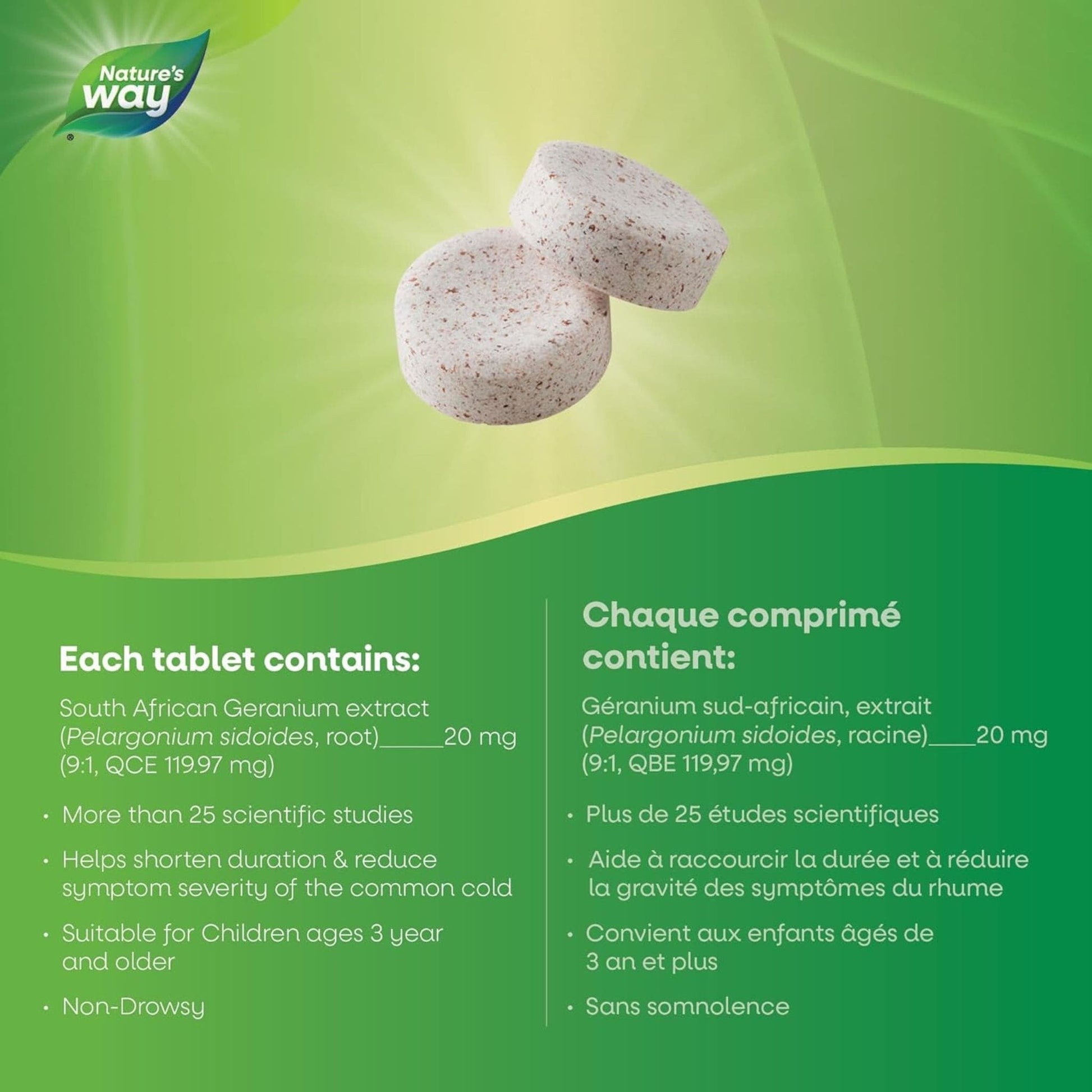 Cherry Flavour, 20 Chewable Tablets | Nature's Way Cough and Cold Recovery Chewable