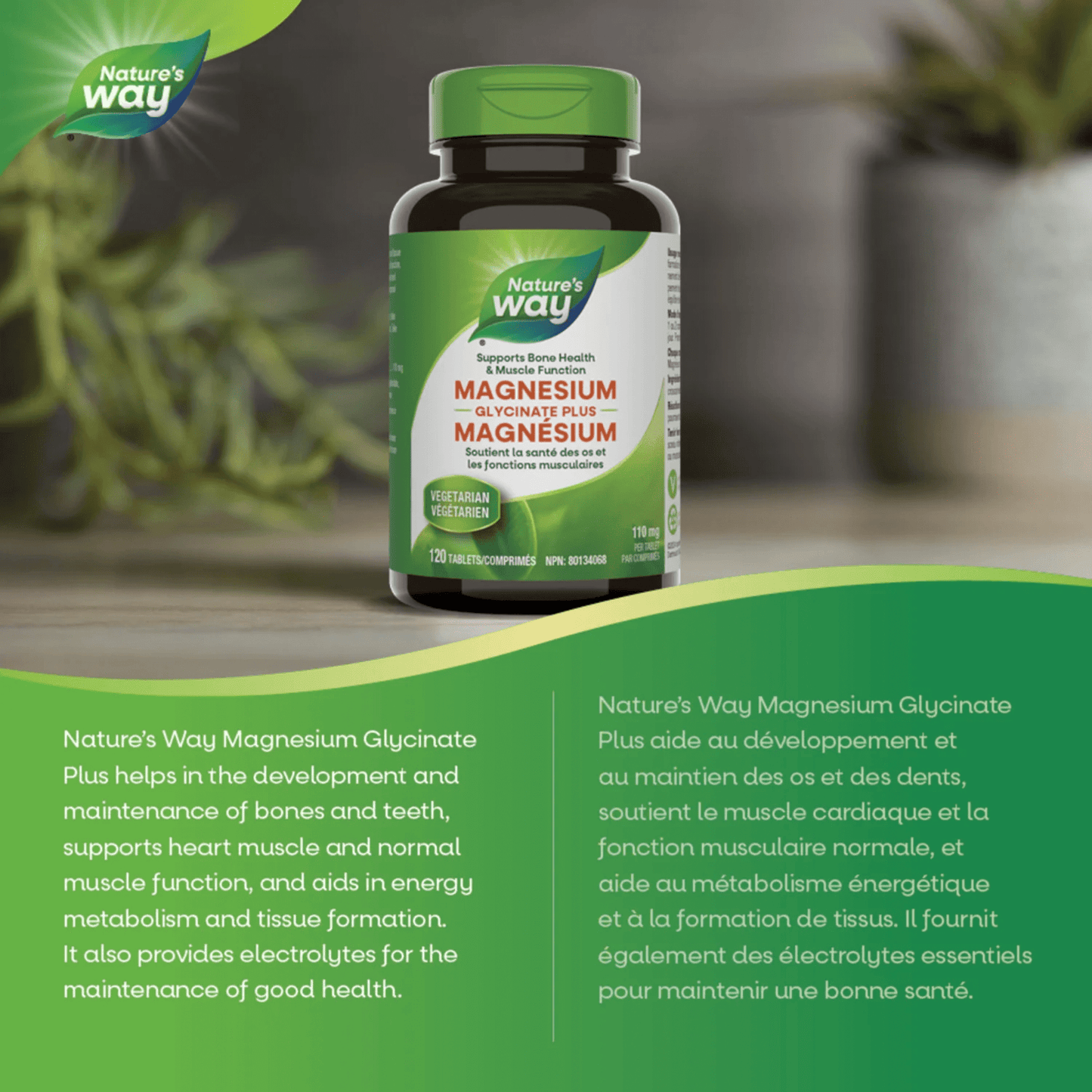 120 Tablets | Nature's Way Magnesium