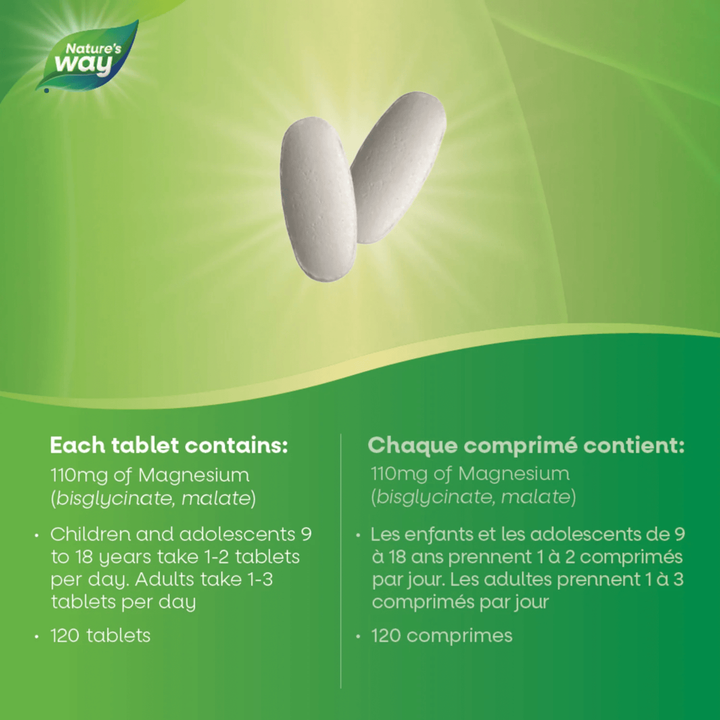120 Tablets | Nature's Way Magnesium