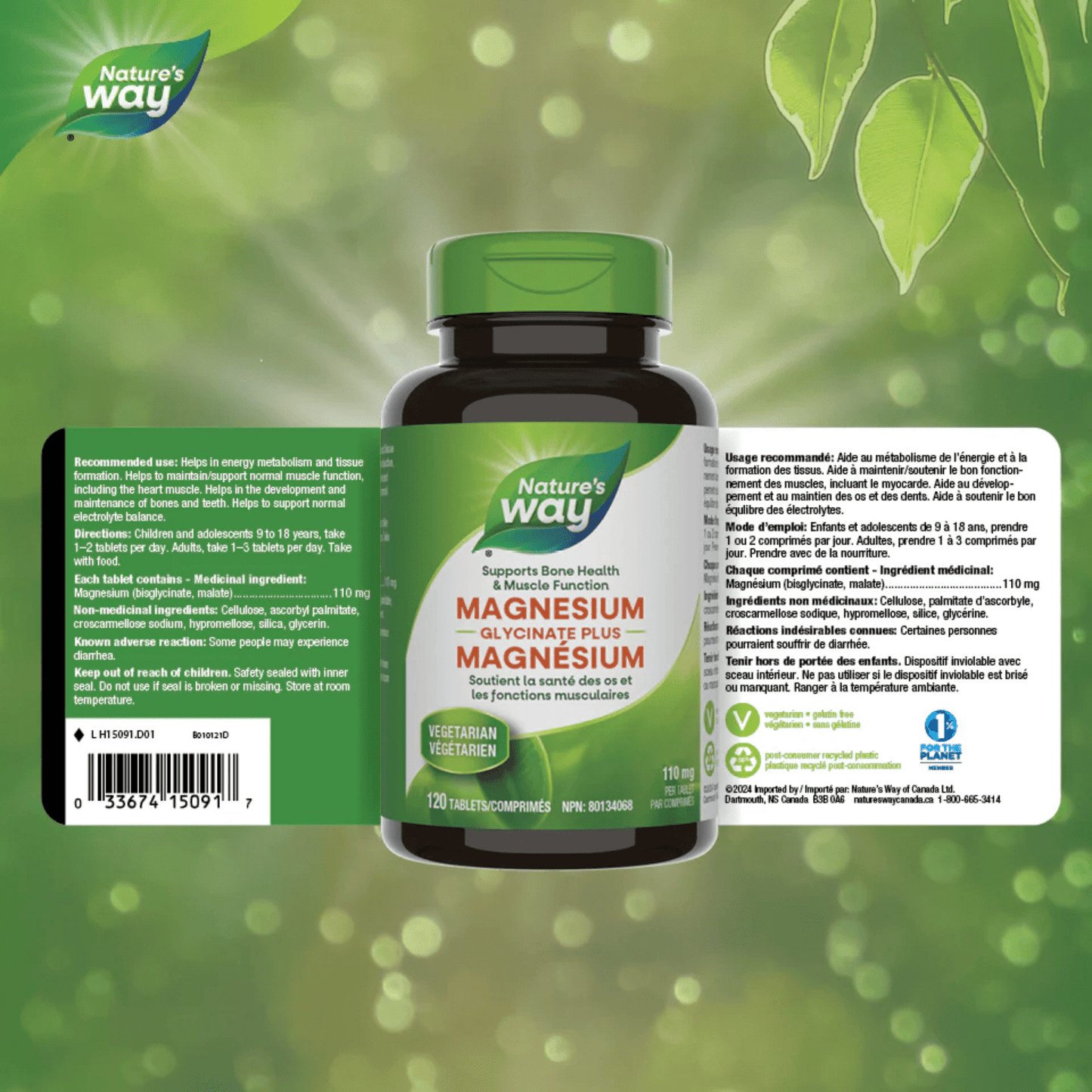 120 Tablets | Nature's Way Magnesium