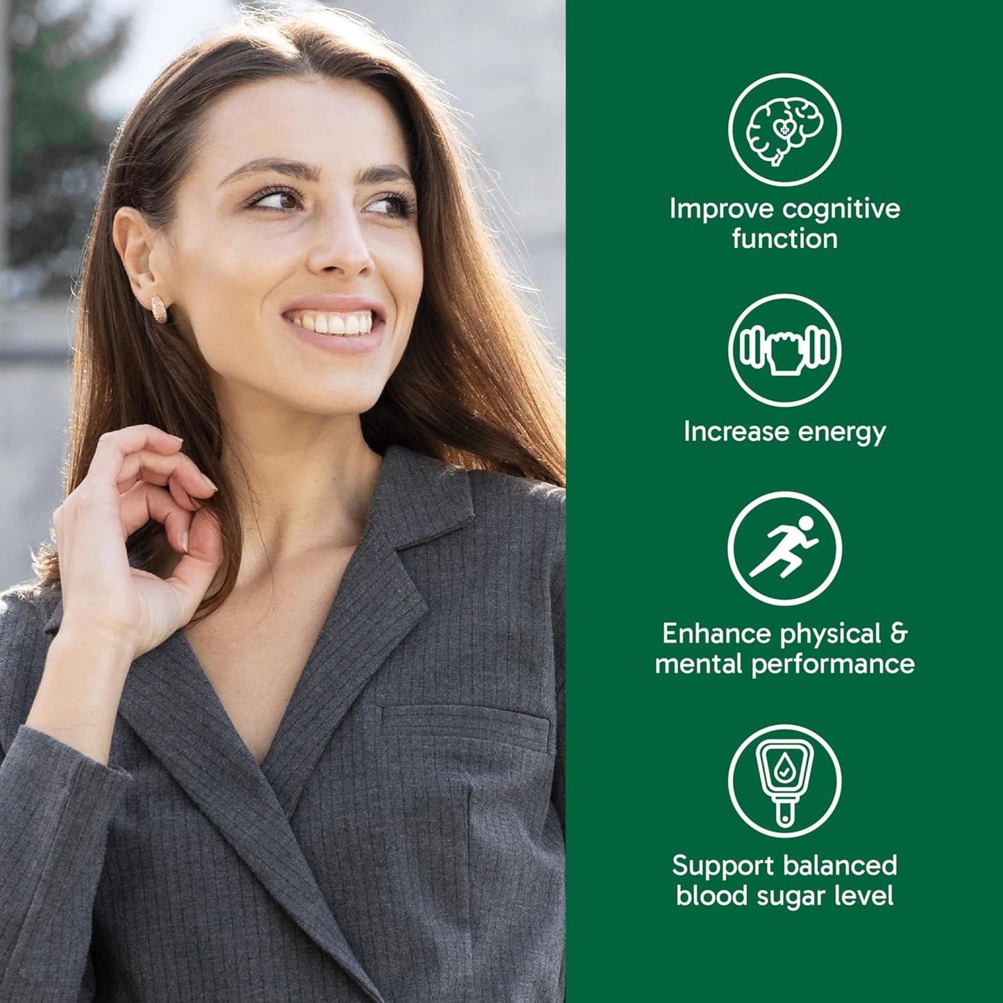 100 Capsules | Organika Korean Red Ginseng 1000 mg