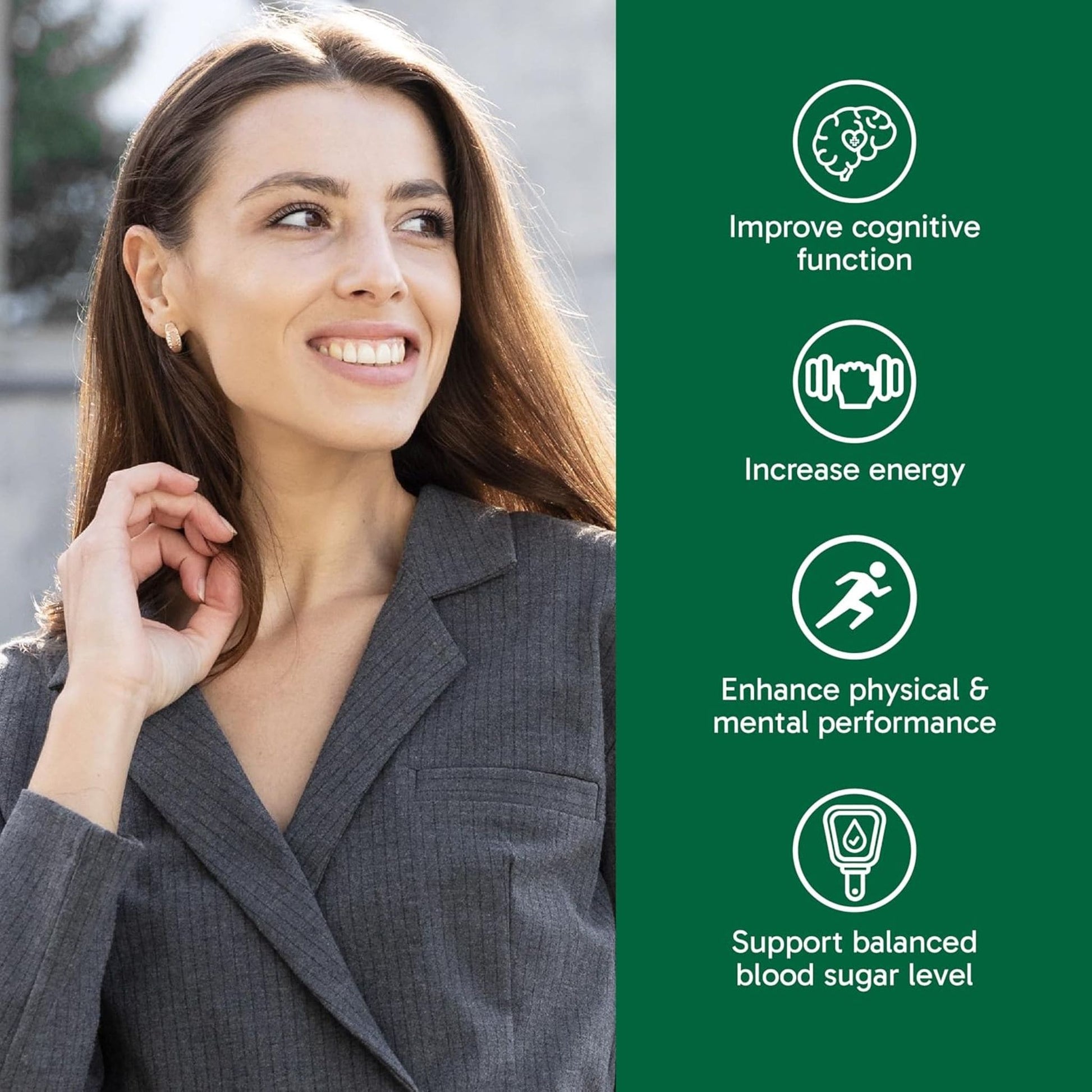 100 Capsules | Organika Korean Red Ginseng 1000 mg