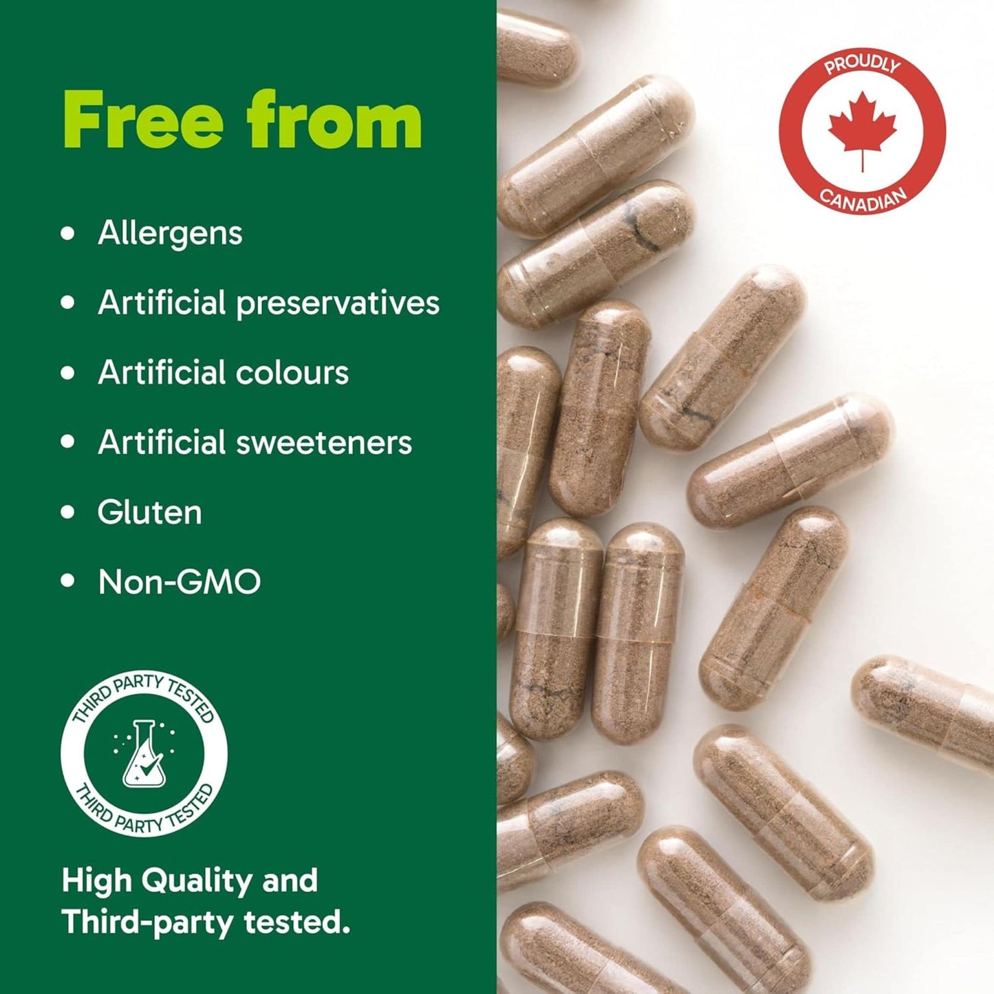 100 Capsules | Organika Korean Red Ginseng 1000 mg