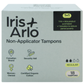 Iris + Arlo Organic Cotton Non-Applicator Tampons Regular, 18 Tampons