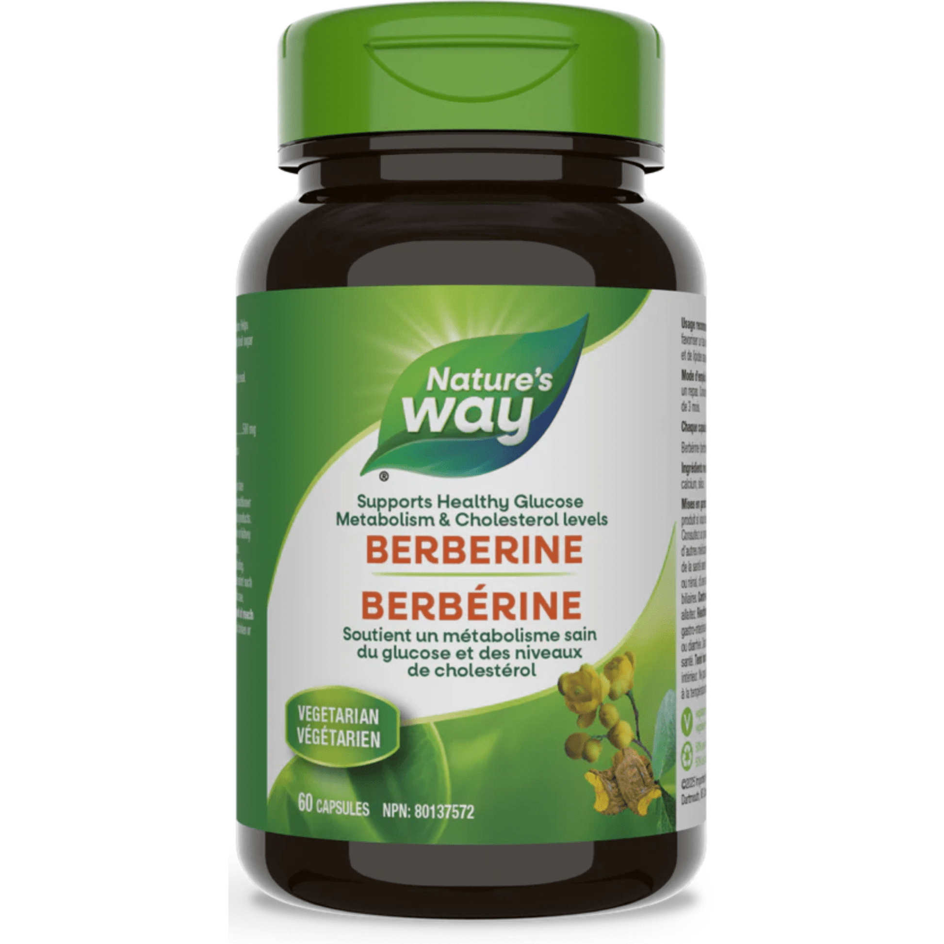 60 Vegetable Capsules | Nature's Way Berberine