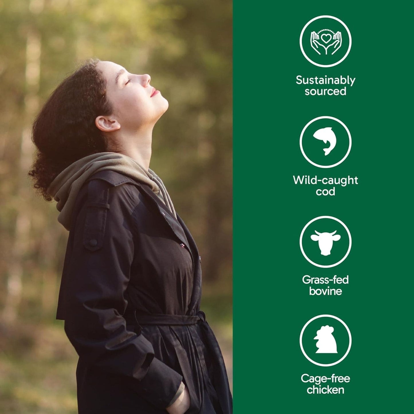 Bone Broth Flavour, 250g | Organika Full Spectrum Collagen Powder Protein type 1, 2, 3