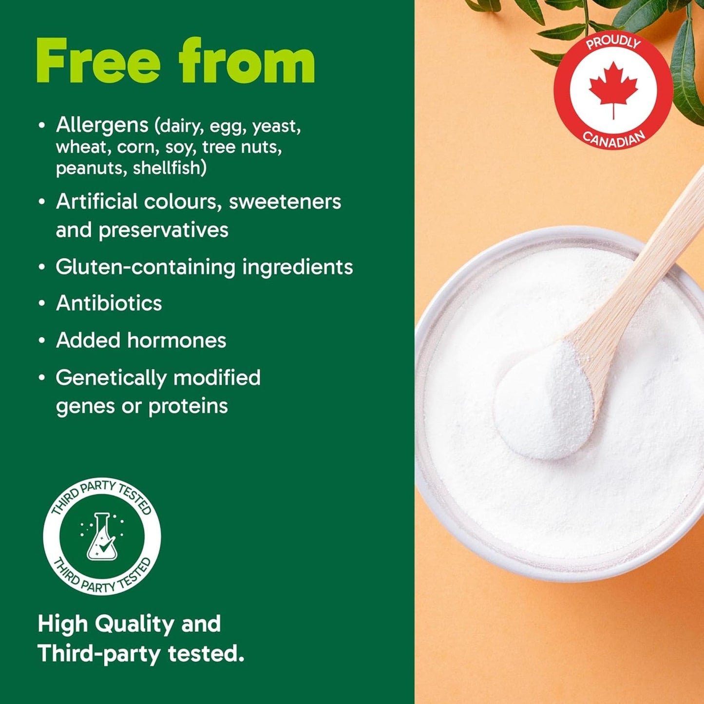 Bone Broth Flavour, 250g | Organika Full Spectrum Collagen Powder Protein type 1, 2, 3