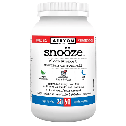 60 Vegetable Capsules | Aeryon Wellness Snoöze Sleep Support