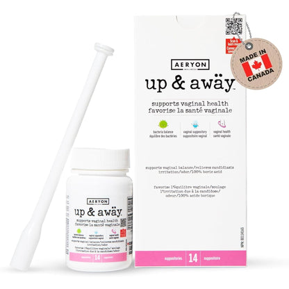 14 Suppositories | Aeryon Wellness Up & Away, Boric Acid For Vaginal Support