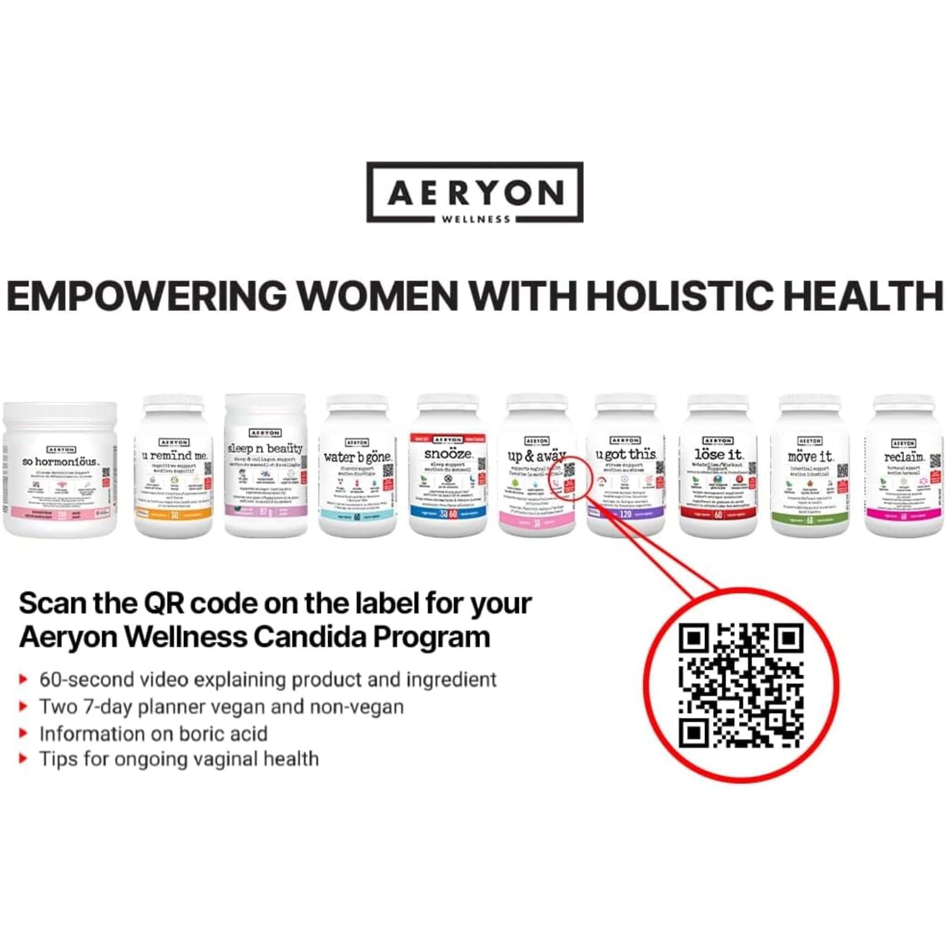 14 Suppositories | Aeryon Wellness Up & Away, Boric Acid For Vaginal Support
