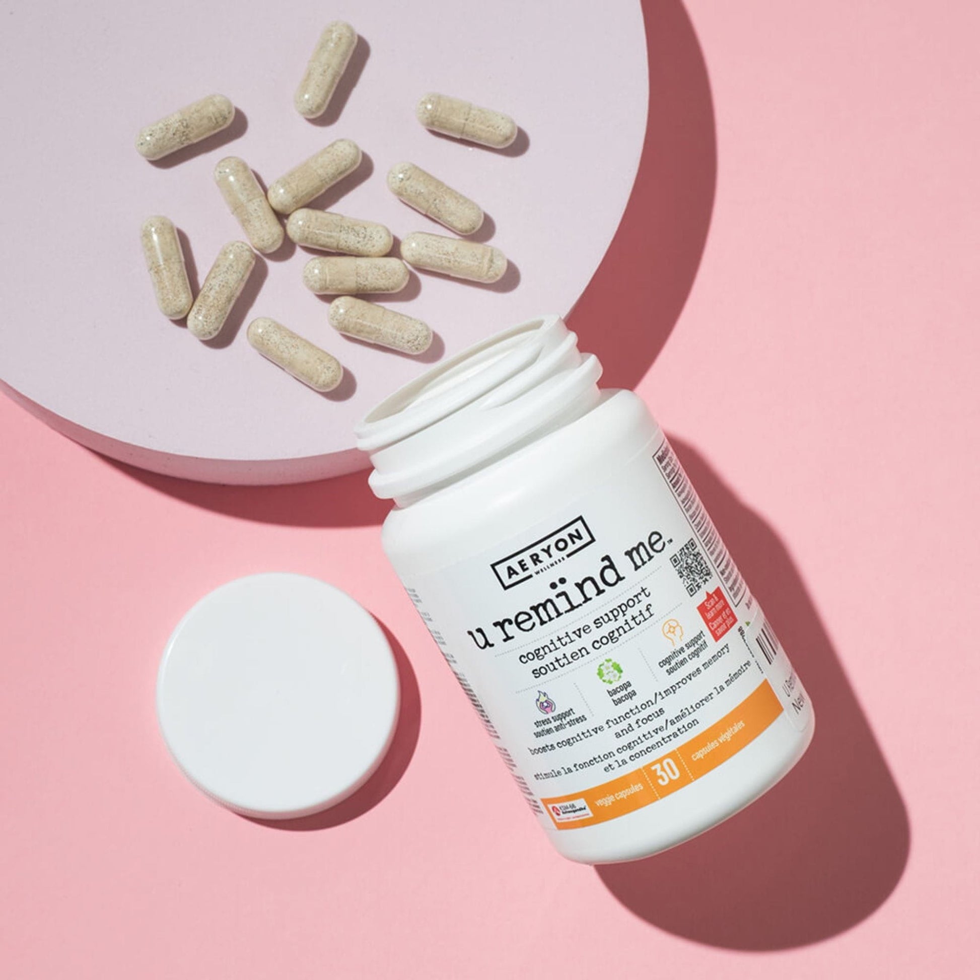 30 Vegetable Capsules | Aeryon Wellness U Remind Me Cognitive Support
