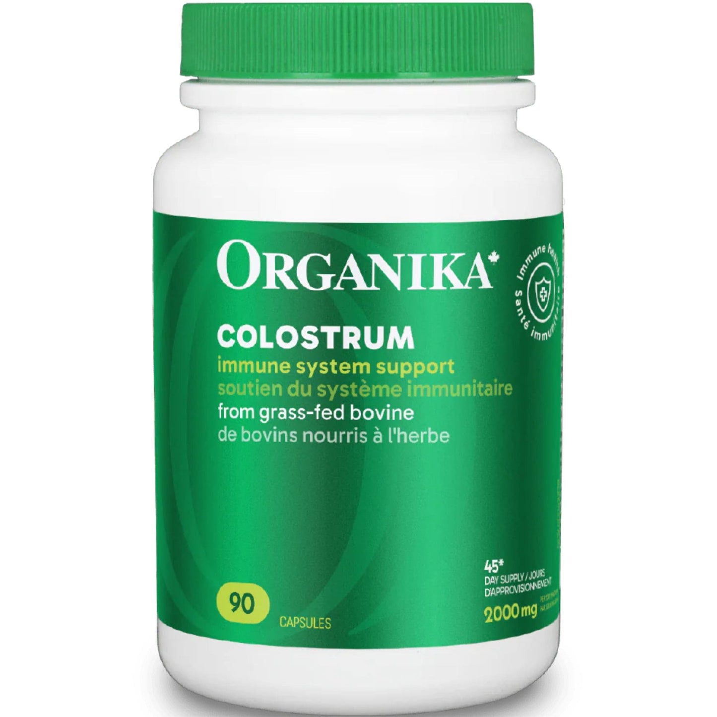 90 Capsules | Organika Colostrum 2,000 mg