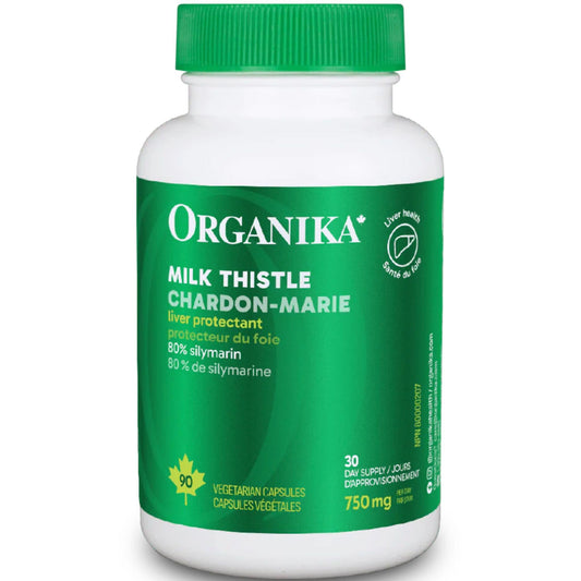 90 Vegetarian Capsules | Organika Milk Thistle