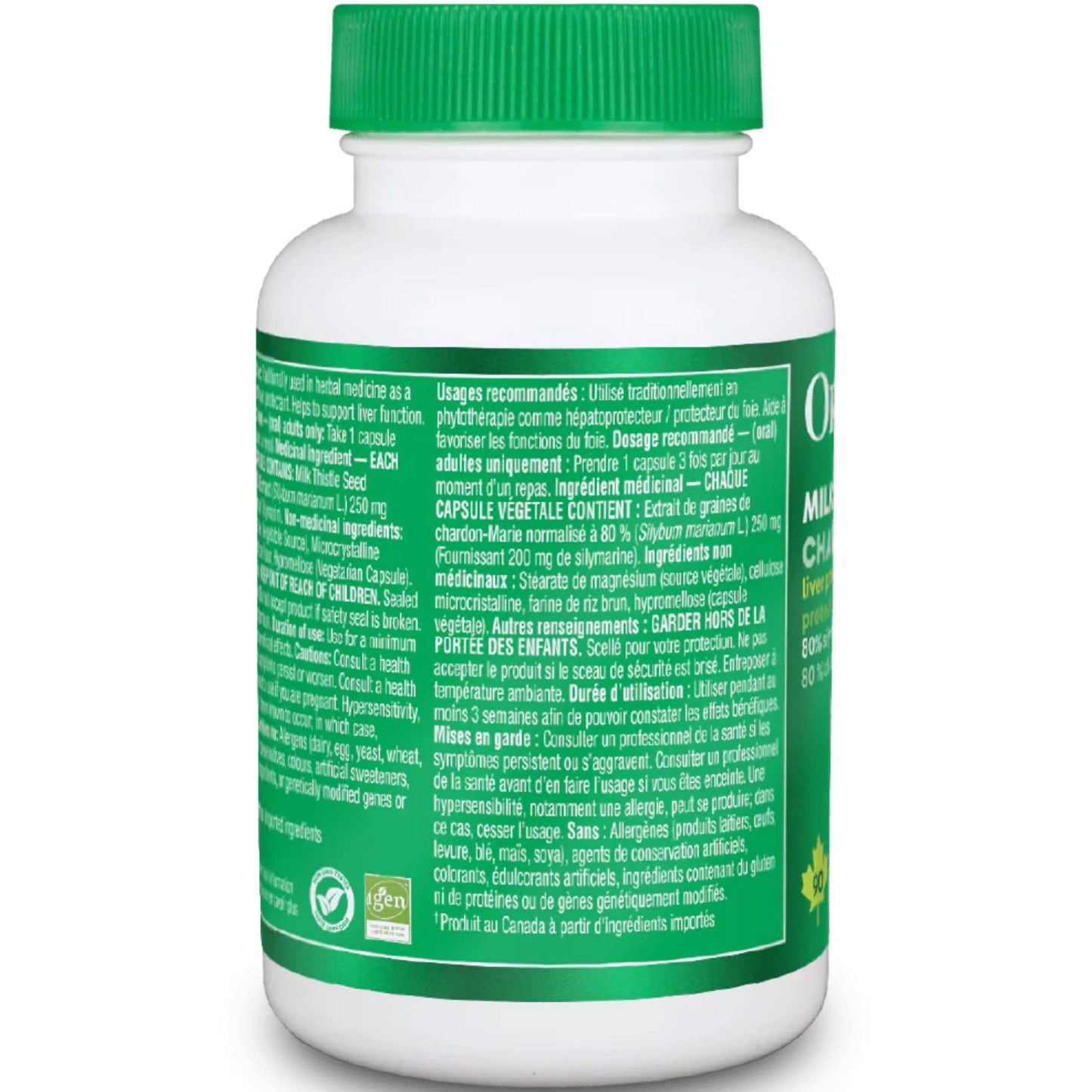 90 Vegetarian Capsules | Organika Milk Thistle