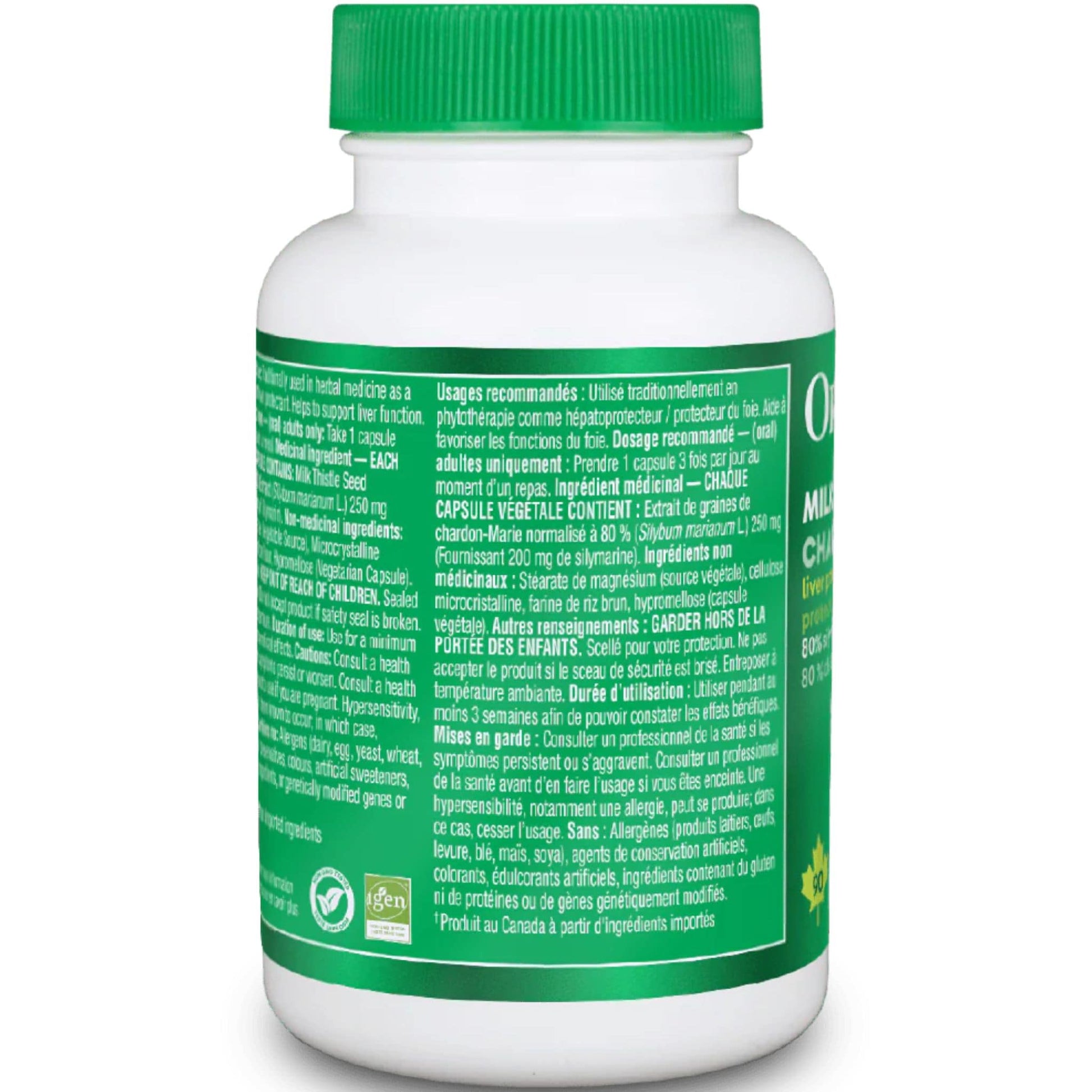 90 Vegetarian Capsules | Organika Milk Thistle