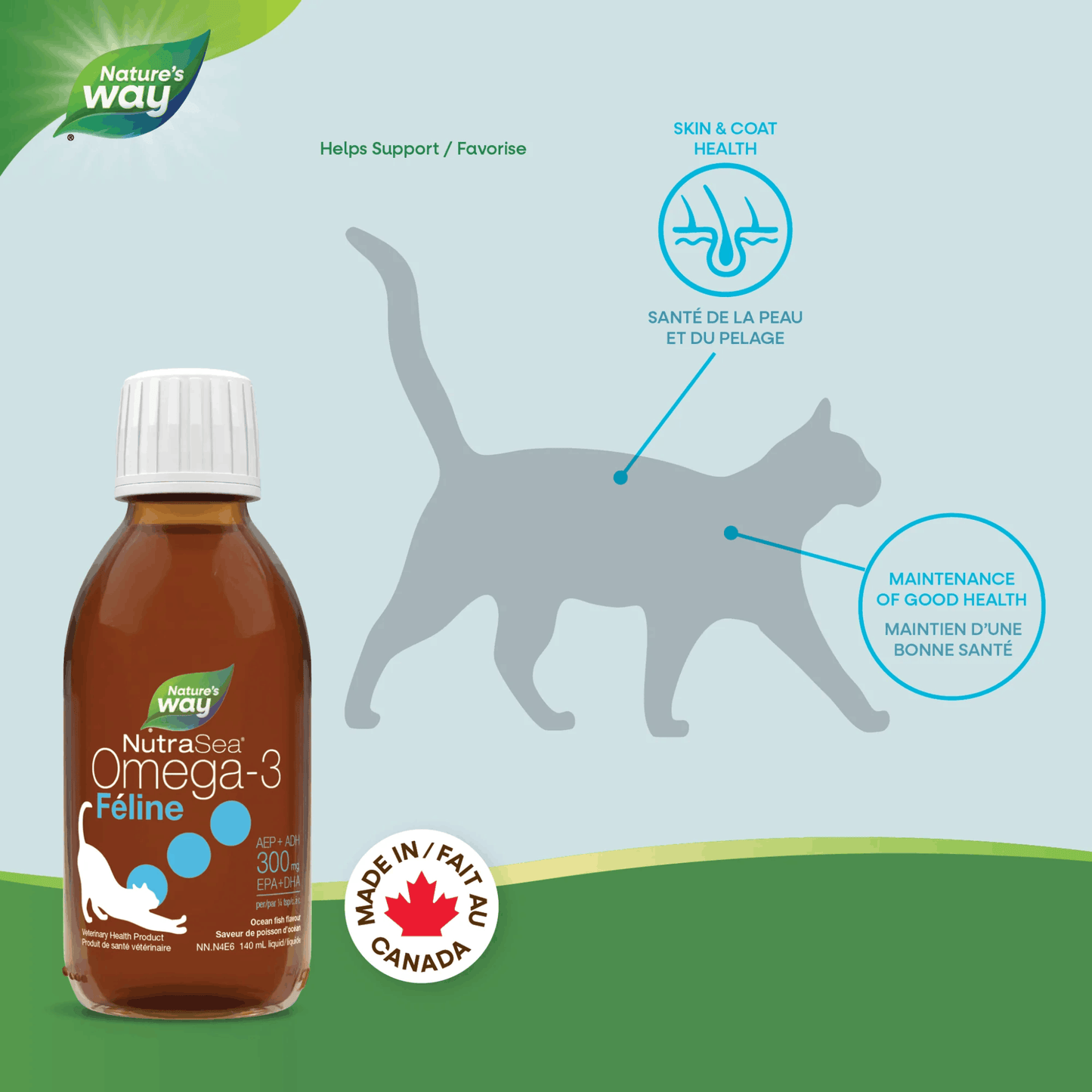 140ml Ocean Fish Flavour | Nature's Way NutraSea Omega-3 Feline