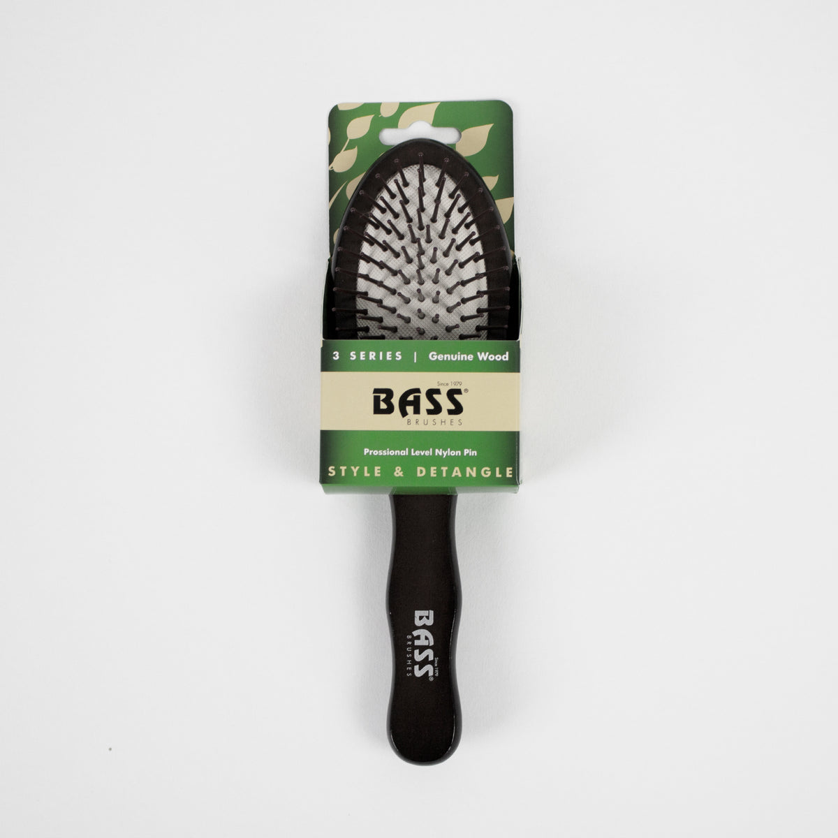 Bass 3 Series Oval Nylon Pin Brush