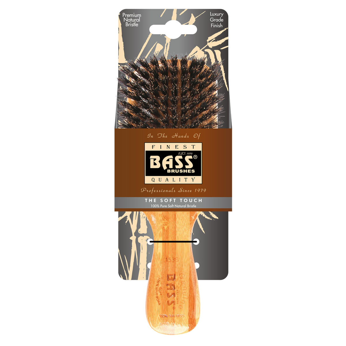 Bass Club Brush Soft Boar Bristle