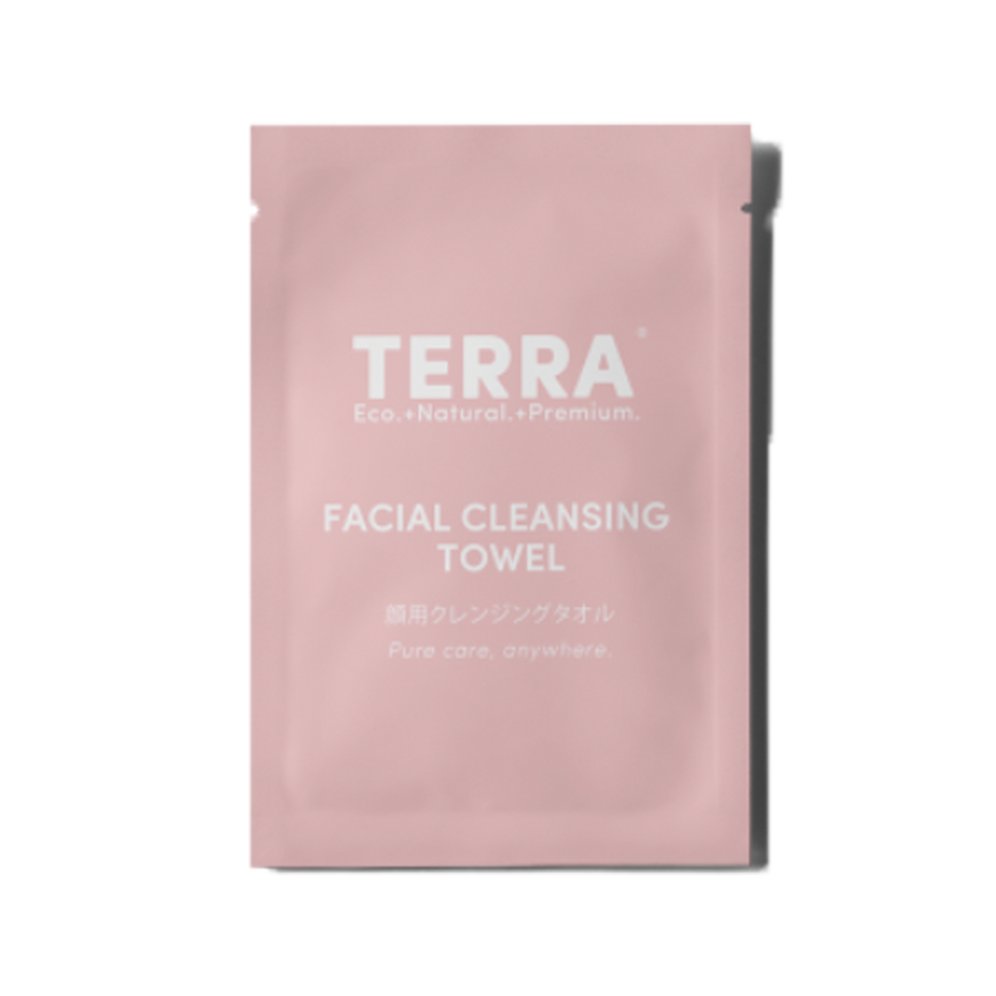 Terra Facial Cleansing Towel, Soft Bamboo Fibre Washcloth Alternative, 30 Single Sachets