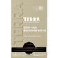 Terra Self-Tan Remover Wipes with Urea, Lactic Acid and Aloe, Single Sachets, 15 Count