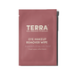 Terra Eye Makeup Remover Wipes for Waterproof Mascara, with Sweet Almond Oil and Cucumber, 30 Single Sachets