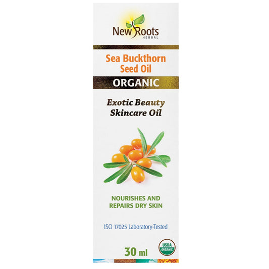 New Roots Herbal Organic Sea Buckthorn Seed Oil Exotic Beauty Skincare Oil