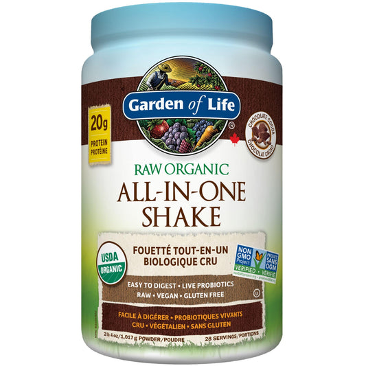 Chocolate 1017g | Garden of Life Raw Organic All-In-One Shake 1017g // chocolate flavour
