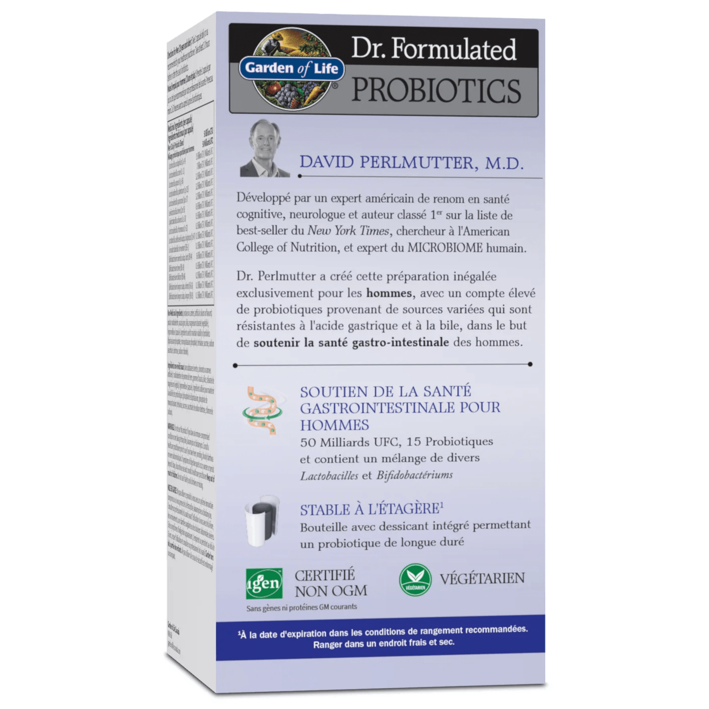 Garden of Life Dr. Formulated Probiotics Once Daily Men's, 50 Billion (Shelf Stable), 30 Vcaps