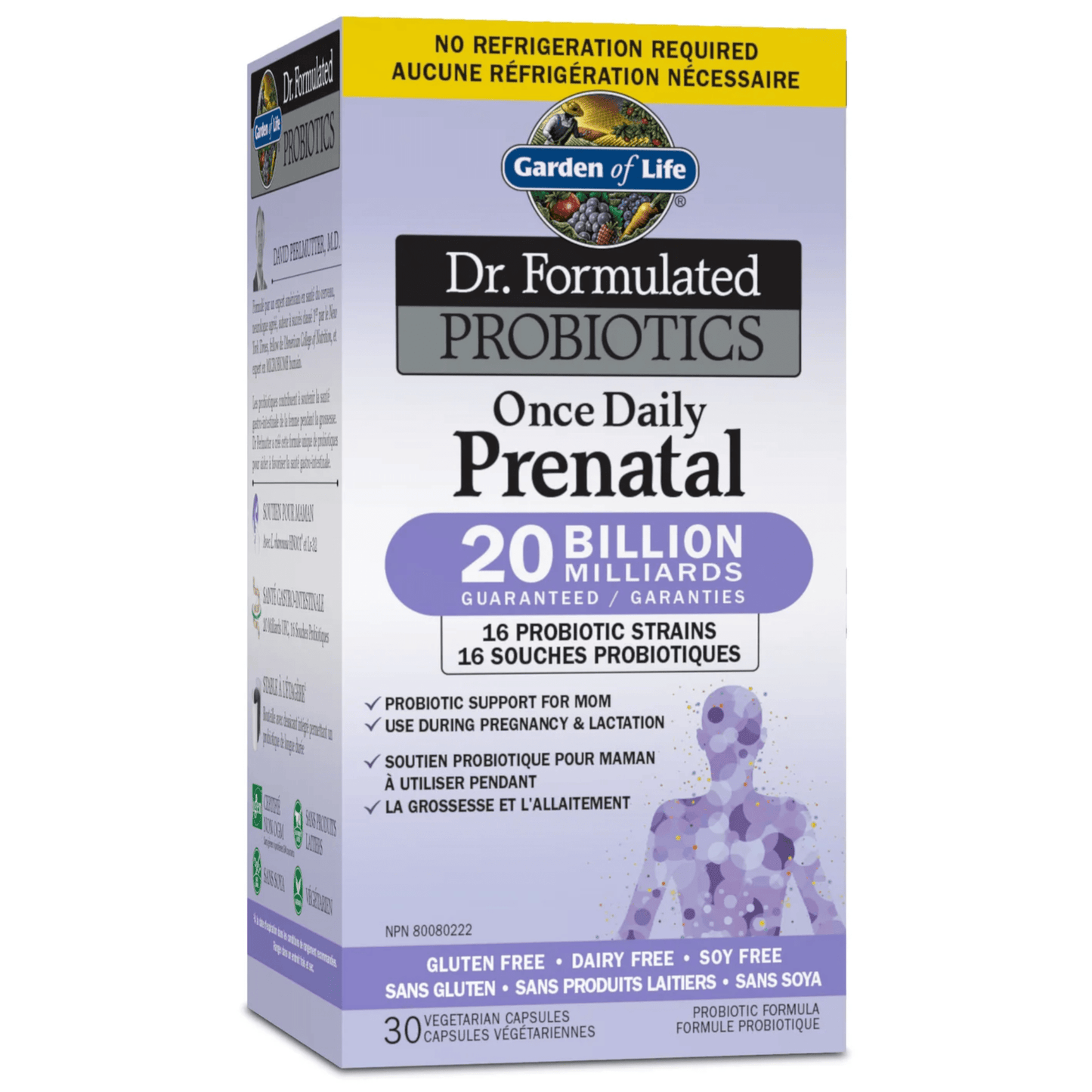 Garden of Life Dr. Formulated Probiotics, Once Daily Prenatal 20 Billion Shelf Stable