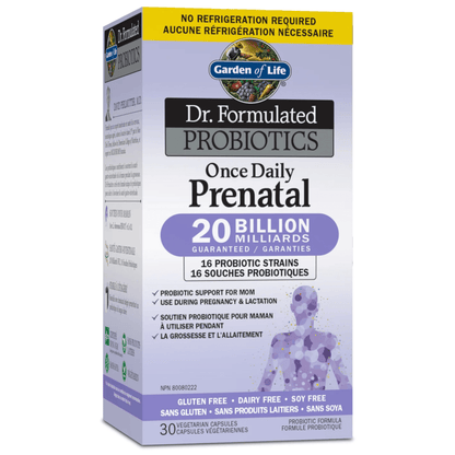 Garden of Life Dr. Formulated Probiotics, Once Daily Prenatal 20 Billion Shelf Stable