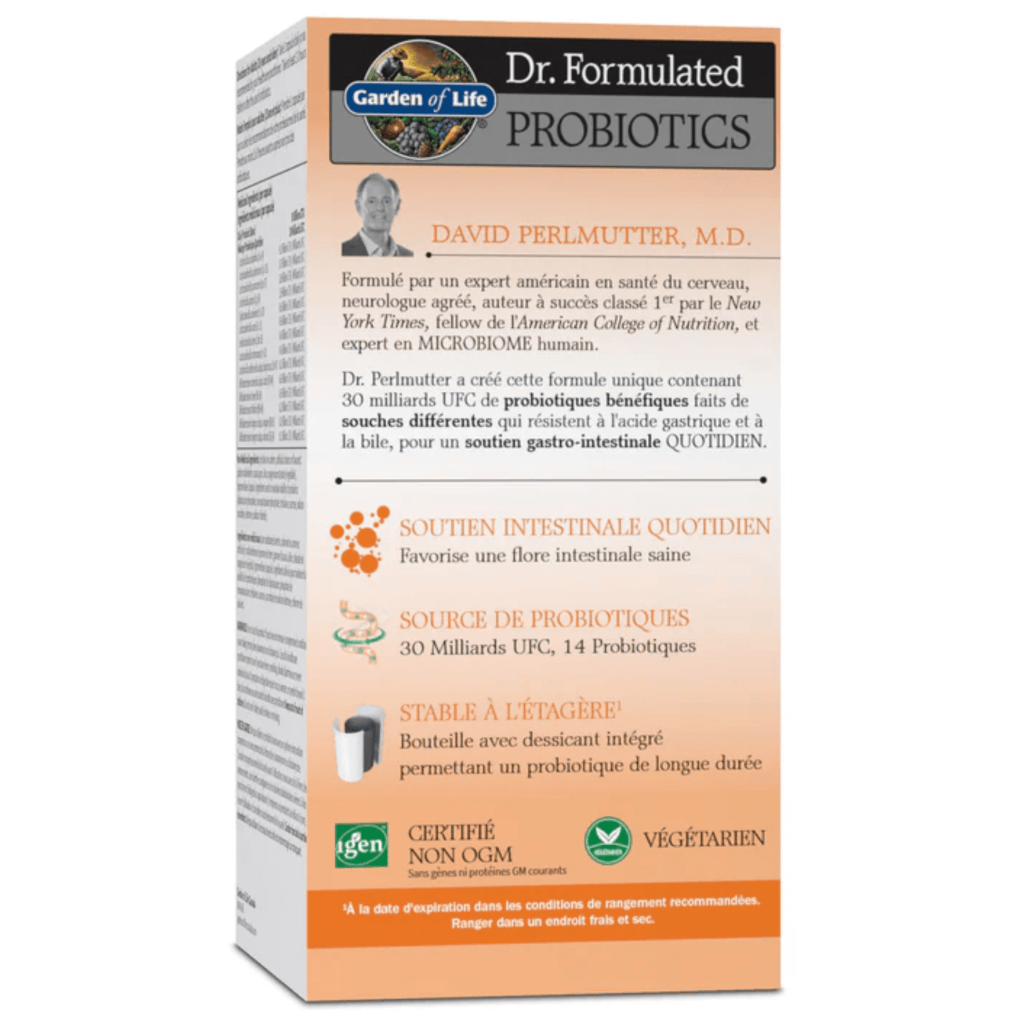 30 Vegetable Capsules (Shelf Stable) | Garden of Life Dr. Formulated Probiotics Once Daily 30 Billion