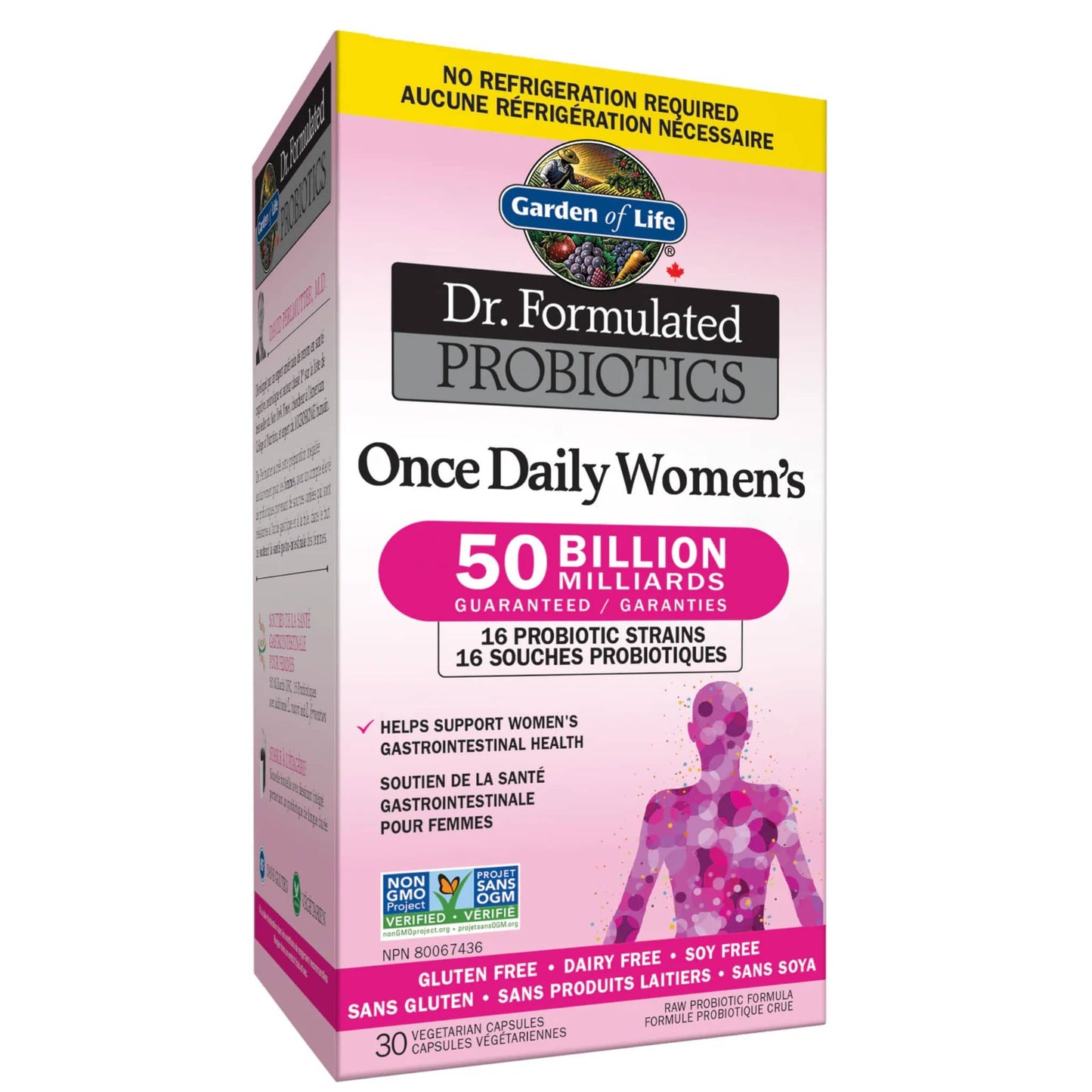 30 Vegetable Capsules | Garden of Life Dr. Formulated Probiotics Once Daily Women's 50 Billion