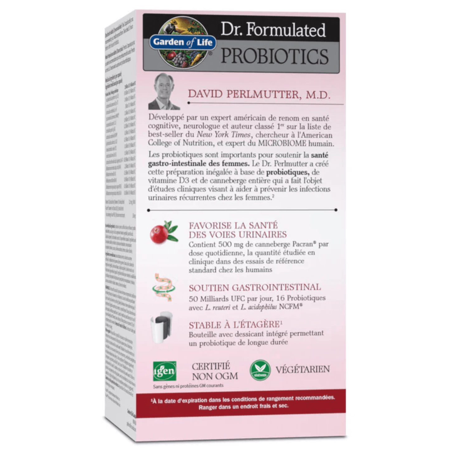 60 Vegetable Capsules | Garden of Life Dr. Formulated Probiotics Urinary Tract+